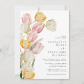 De lente Moderne Huwelijksuitnodiging Kaart (Voorkant)