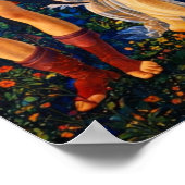 De Lente (Primavera) van Sandro Botticelli Poster (Hoek)