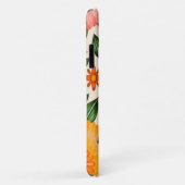 De lente Tropische Bloemen Aangepaste Naam Case-Mate iPhone Case (Achterkant/rechts)