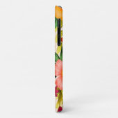 De lente Tropische Bloemen Aangepaste Naam Case-Mate iPhone Case (Achterkant/links)