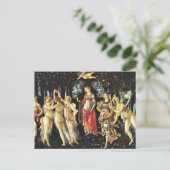 De Lente van Botticelli Postkaart (Staand voorkant)