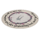 De lente van een haas, kersenbloesems snijplank (Hoek)