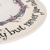 De lente van een haas, kersenbloesems snijplank (Hoek)