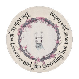 De lente van een haas, kersenbloesems snijplank