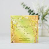 De lente van het Vertrek Bohemen Bespaar de Datum Save The Date (Staand voorkant)