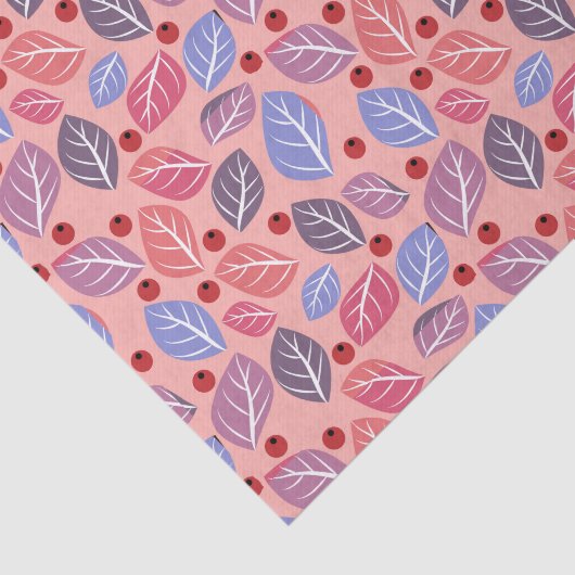 De lente verlaat roze weefseldocument tissuepapier (Detail)