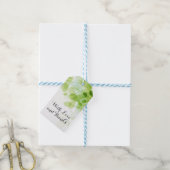 De lente verlaat Waterverf dank u Cadeaulabel (Met Touw)