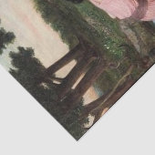 De lente verspreidt één Groene Lap van Bloemen - 1 Tissuepapier (Detail)