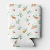 De lente Waterverf Botanisch Bloeiend Naadloos Blikjeskoeler (Achterkant)