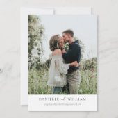 De Lente Wildflower bewaart de Uitnodiging van het (Achterkant)