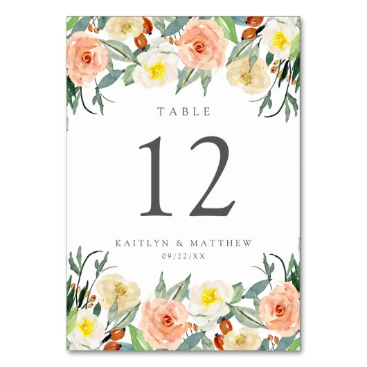 De Lentebloesem Bruidscollectie Kaart (Voorkant)