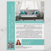 De lentemarkt is hier Vastgoed Marketing Flyer (Voorkant)