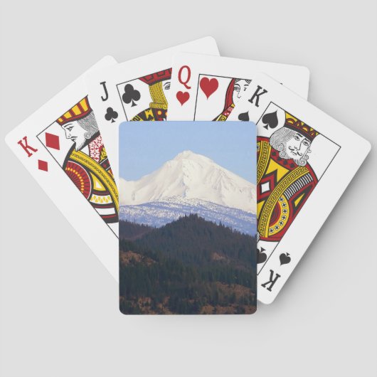 De lentemochtend bij Mount Lassen... Pokerkaarten (Achterkant)
