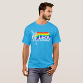 De Leon LGBT Christelijke ministeries van Logo en  T-shirt (Voorkant volledig)