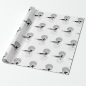 De leon zwemt in het moonlight-verlooppapier cadeaupapier (Uitgerold)