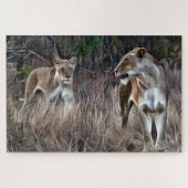 De leonessen legpuzzel (Horizontaal)