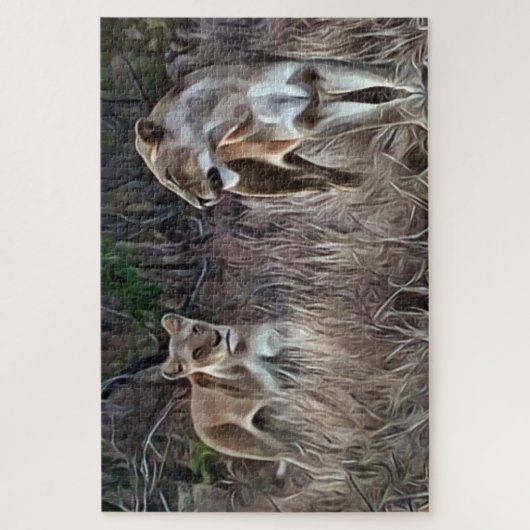 De leonessen legpuzzel (Verticaal)