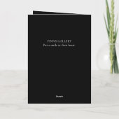 DE LEOPARD BLANK ALL-OCCASION KAART (Achterkant)