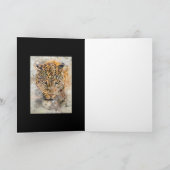 DE LEOPARD BLANK ALL-OCCASION KAART (Binnen)