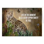 De Leopard Butterfly Inspirerend Quote (Voorkant Horizontaal)