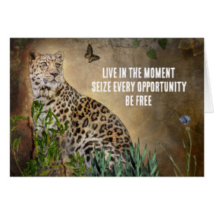 De Leopard Butterfly Inspirerend Quote