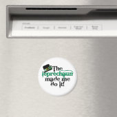 De leprechaun deed het (pet) magneet (Insitu (Vaatwasser))