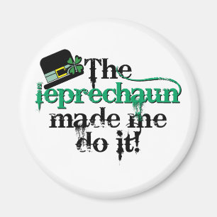 De leprechaun deed het (pet) magneet