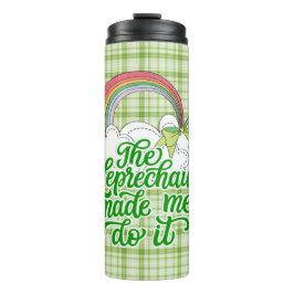 De Leprechaun deed het - St Patrick's Day Thermosbeker