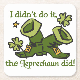 De Leprechaun Kartonnen Onderzetters