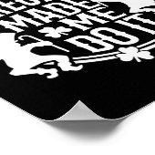 De Leprechaun Liet Me Het Doen St. Patrick's Day I Poster (Hoek)