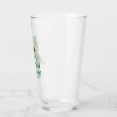 De Leprechaun met een klaver Glas (Links)