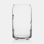 De Leprechaun met een klaverblad Blikvorm Glas (Rechts)