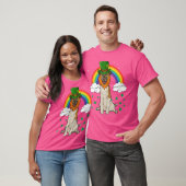 De Leprechaun Smooth Fox Terrier T-shirt (Unisex)