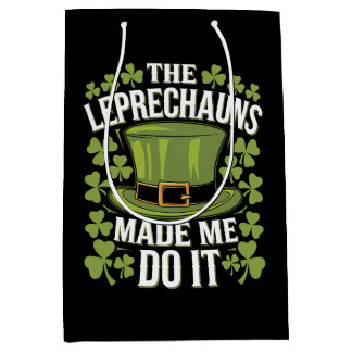 De Leprechauns Hebben Me Daartoe Gedwongen St. Pat Medium Cadeauzakje