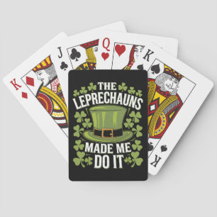 De Leprechauns Hebben Me Dwingen Het Te Doen St. P Pokerkaarten