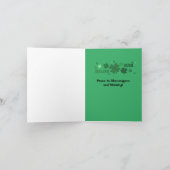 De Leprechauns lieten me het grappige Wenskaart do Kaart (Binnen)