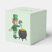 De Leprechauns St. Patrick's Dag Viering Bedankdoosjes (Achterkant)