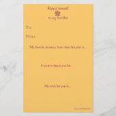 De leraar aan het eind van het jaar bedankt je not (Voorkant)