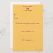 De leraar aan het eind van het jaar bedankt je not (Voorkant / Achterkant)