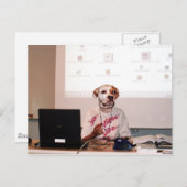 De leraar briefkaart (Voorkant / Achterkant)