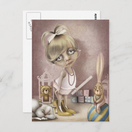 De leraar briefkaart (Voorkant / Achterkant)