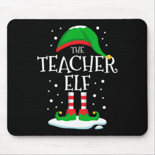 De Leraar Elf Kerst Familie Matching Xmas Gro Muismat
