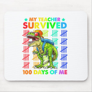 De leraar overleefde 100 dagen van mijn 100ste sch muismat