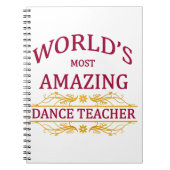 De Leraar van de dans Notitieboek (Voorkant)