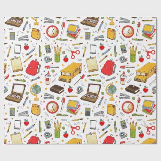 De Leraar van de school Cadeaupapier (Vlak)