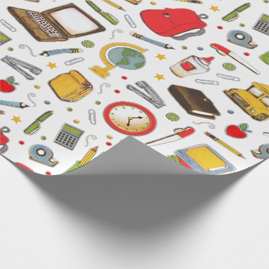 De Leraar van de school Cadeaupapier (Hoek)