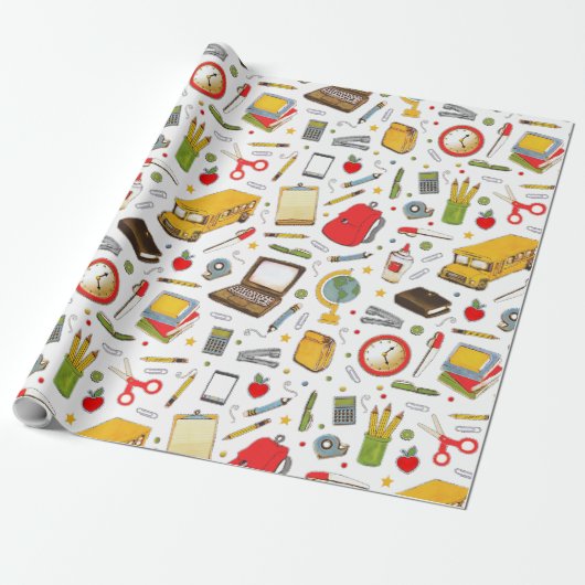 De Leraar van de school Cadeaupapier (Uitgerold)