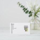 De Leraar van de Wetenschap van de kikker Visitekaartje (Staand voorkant)