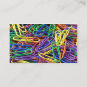 De leraren houden het samen Paperclips Info Visitekaartje (Achterkant)