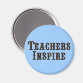 De leraren inspireren magneet (Voorkant / Achterkant)
